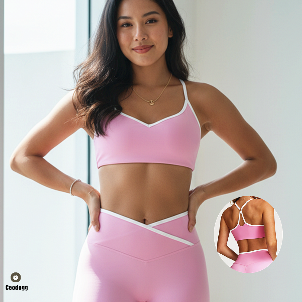 Gym Underwear Women's Sport Br – Plunge Bra Push Up Bewertung und Preis