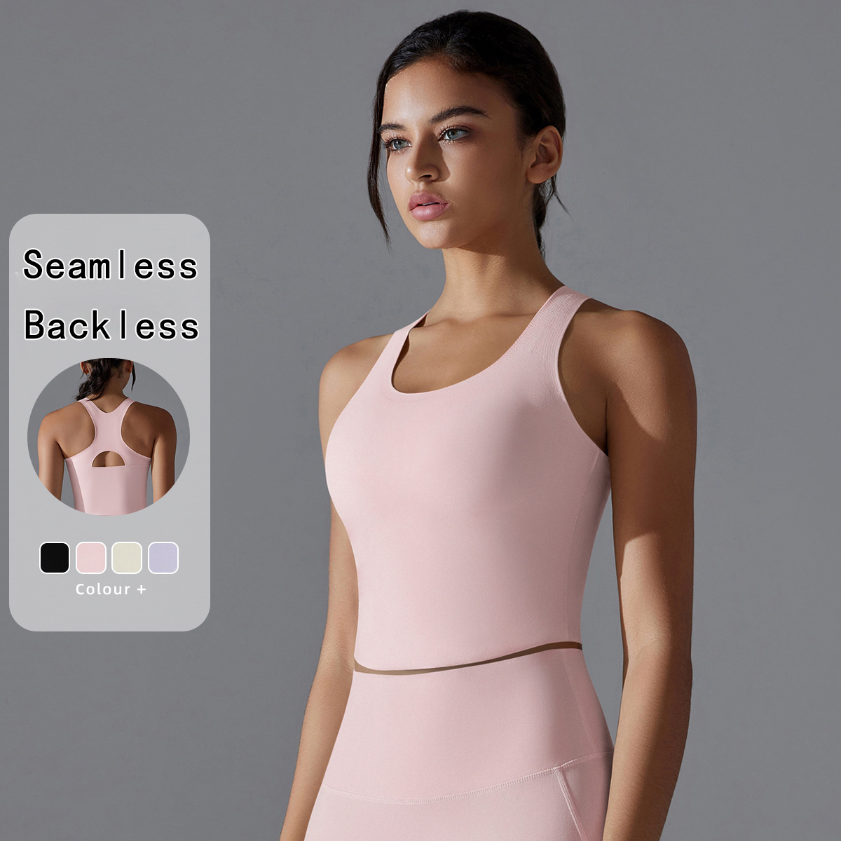 Seamless Yoga Vest Woman Solid – T Shirt Bra Seamless Bewertung und Preis
