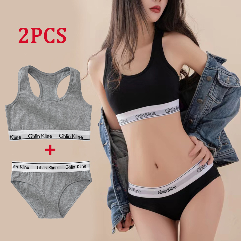 2PCS Ghlin Kline Underwear wit – T Shirt Bra Seamless Bewertung und Preis