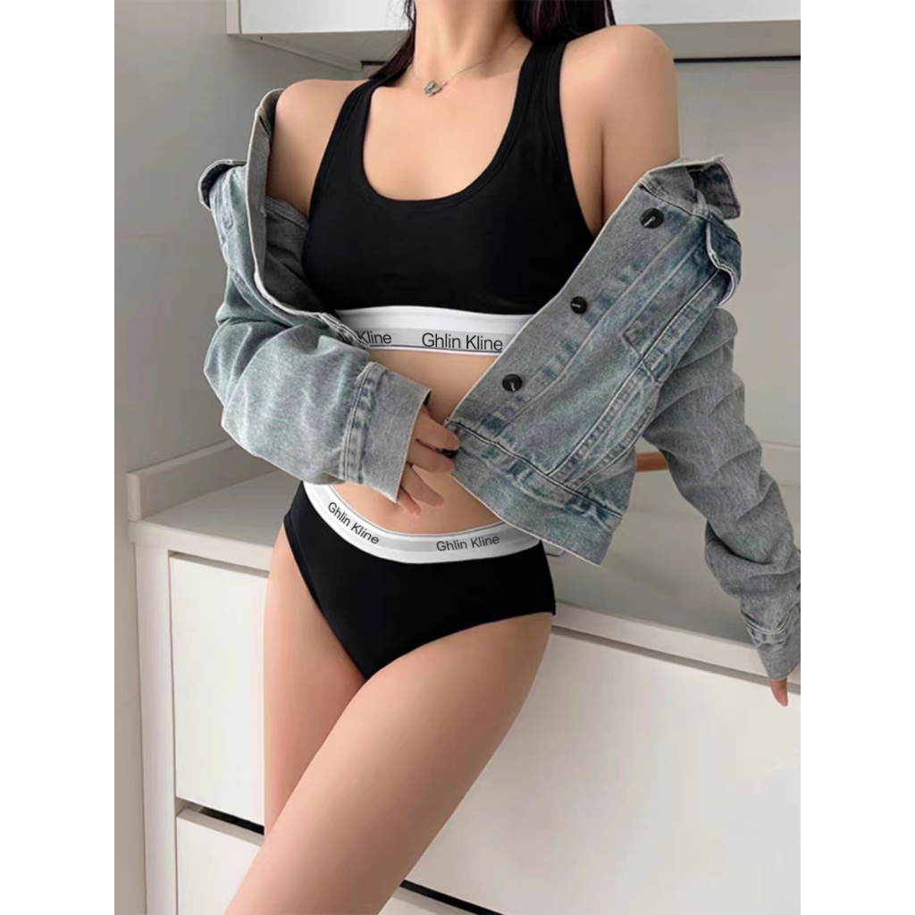 2PCS Ghlin Kline Underwear wit – T Shirt Bra Seamless Bewertung und Preis