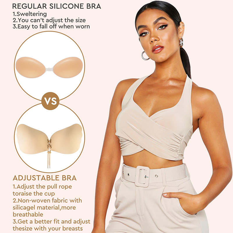1/2 Pairs Women Summer Backles – Strapless Bra Adhesive Bewertung und Preis