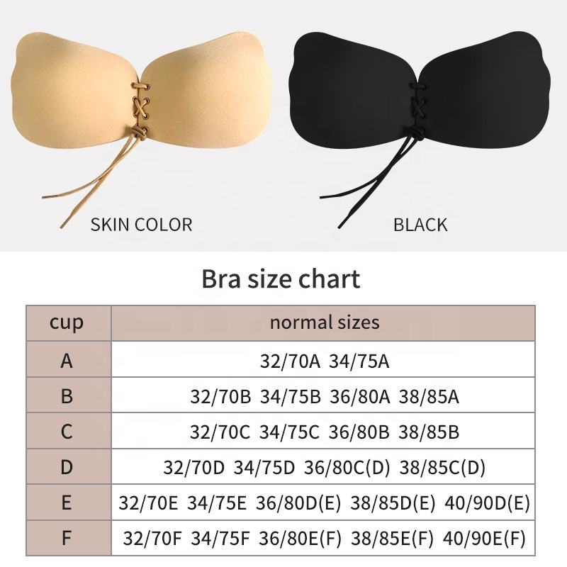 Wing shaped drawstring nude ba – Strapless Bra Adhesive Bewertung und Preis