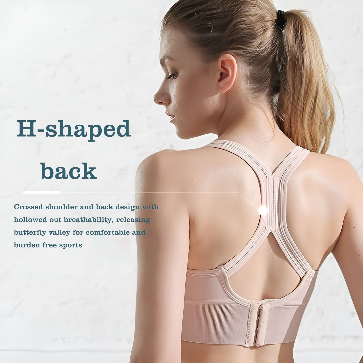 Women's Cross Back Sports Bra  – Full Coverage Bra Bewertung und Preis