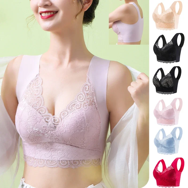 1pcs Ice Silk Seamless Lace Br – Sleep Bra Bralette Bewertung und Preis