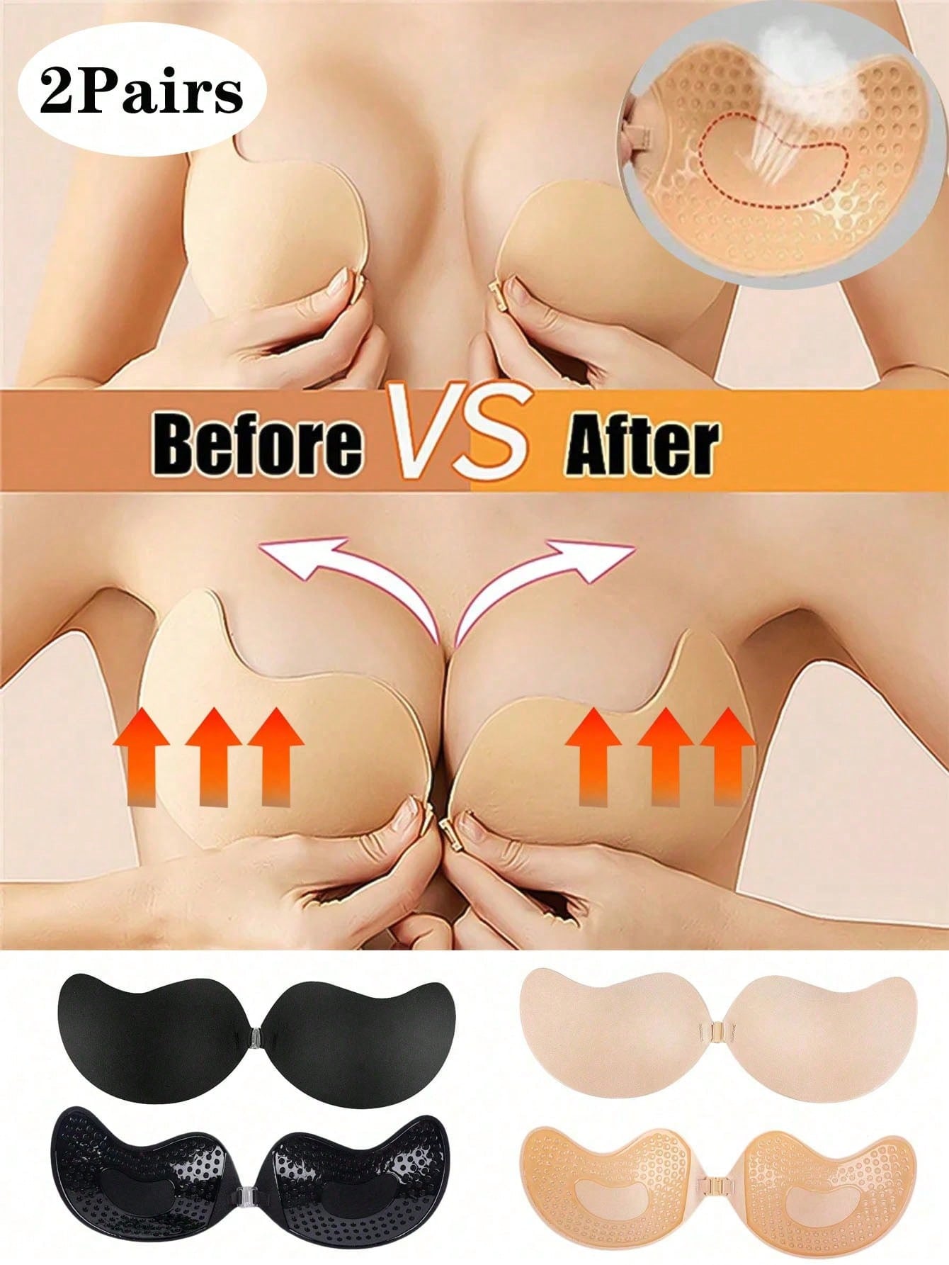 2-pack Women's Self-Adhesive I – Strapless Bra Adhesive Bewertung und Preis