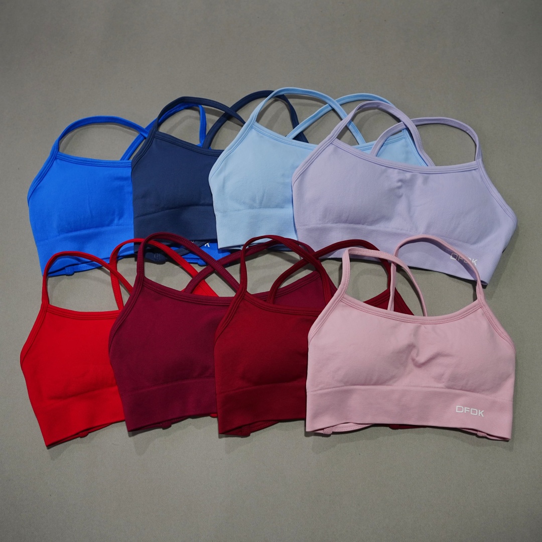 DFDK Ribbed Seamless Cross Bac – Plunge Bra Push Up Bewertung und Preis