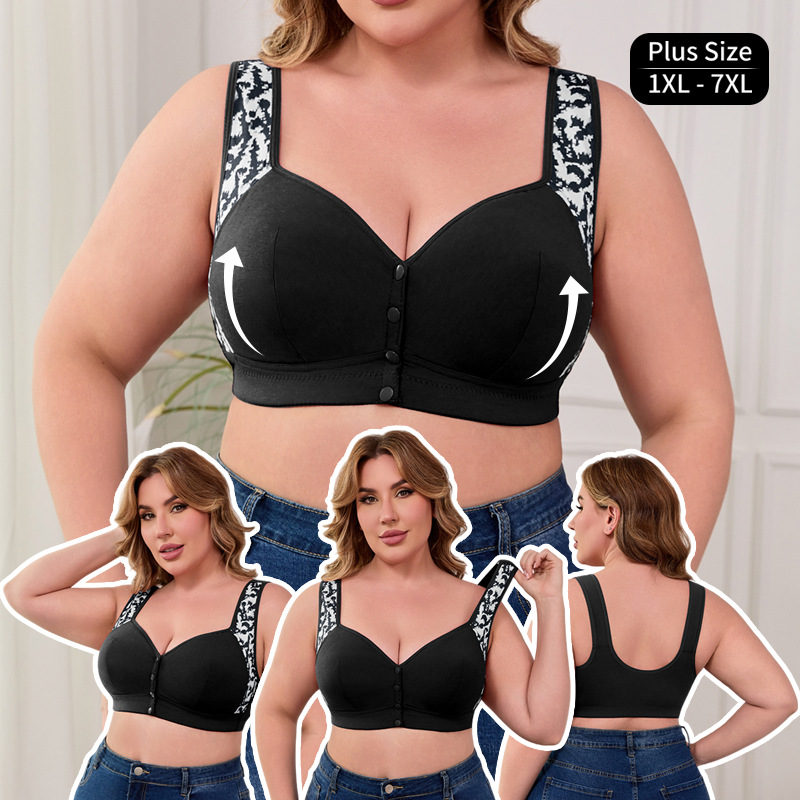 XL-7XL Plus Size Front Buckle  – Full Coverage Bra Bewertung und Preis